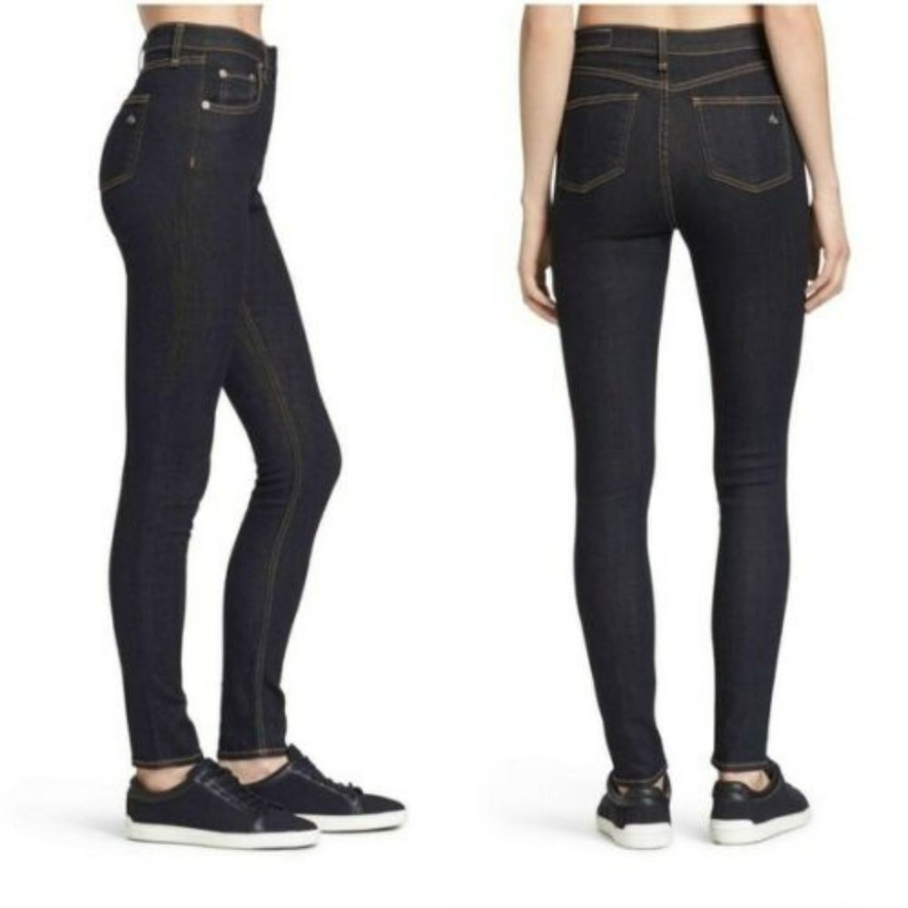 Rag & Bone Justine Skinny High Rise Denim Jeans - Harrow